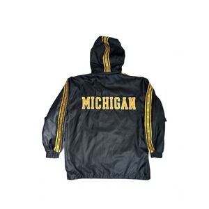 Vintage 90s University of Michigan TANK Windbreaker Jacket - XXL